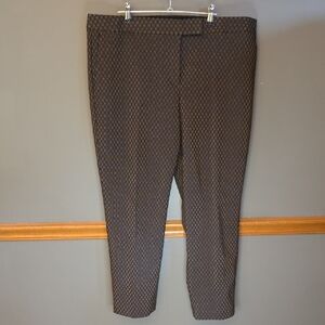 Ann Taylor Women Devin Fit Checkered Dress Pants NWOT